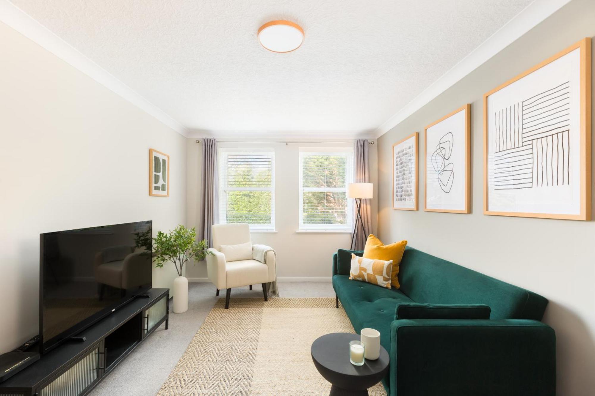 Modern 2-Bedroom Apartments With Free Parking In Royal Leamington Spa Exterior foto